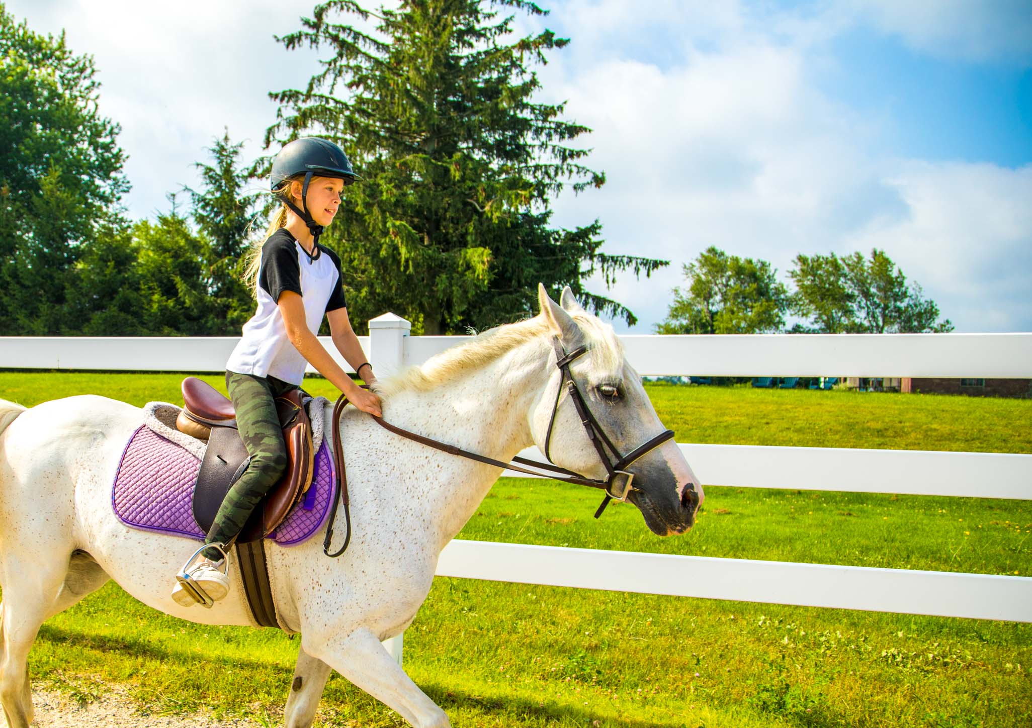 camper riding horse 1